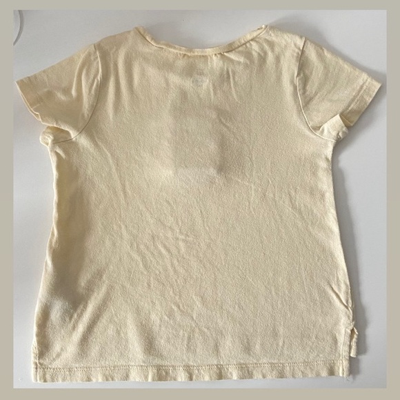 Light Yellow/Cream Kids Swing Shirt. - Picture 3 of 3